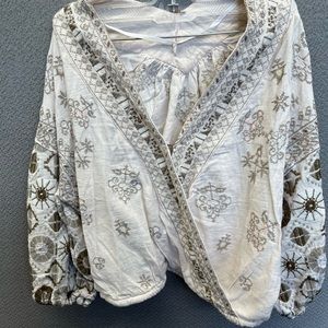 Free people beautiful bohemian blouse excellent preloved condition small